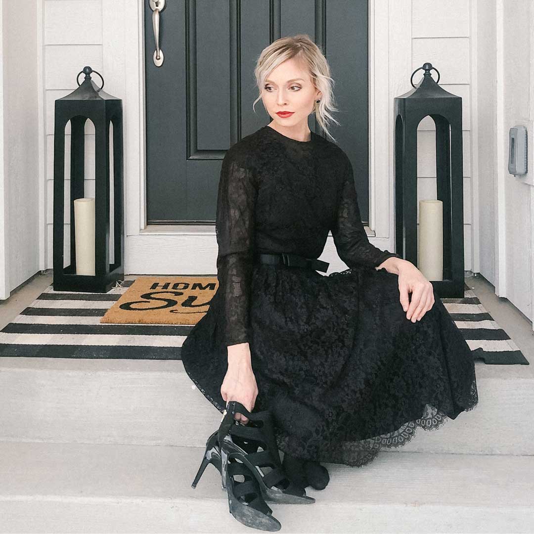 This little black dress is at least 50 years old.